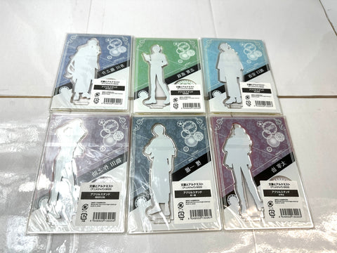 Bungo to Alchemist Acrylic Stand 6pcs Set Akutagawa & Dazai + Others