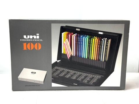 MITSUBISHI PENCIL uni Colored Pencils 100-Color Set Artist Grade