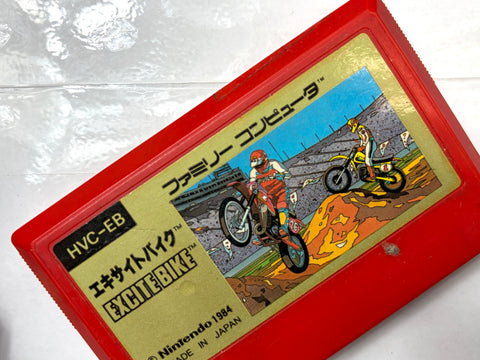 Excitebike Excite Bike Famicom Nintendo NES Japan Import Racing Action