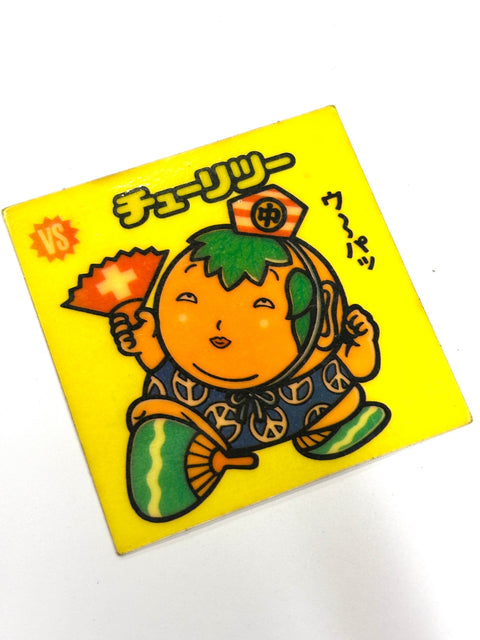 Lotte Bikkuriman Akuma VS Tenshi Sticker Chuuritsu JAPAN