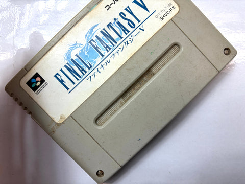 Final Fantasy V 5 FF5 Super Famicom SNES Nintendo Japan Square RPG