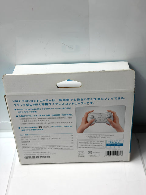 Nintendo Wii U Pro Controller White WUP-005 Official Boxed CIB