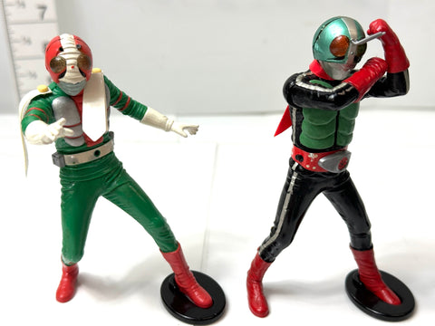 Souchaku Henshin Kamen Rider Figure Lot Junk Condition No.1 /2 V3 Stronger