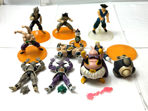 Dragon Ball Posing Figures Assorted Lot Ginyu/Majin Buu/Tien As-Is Junk