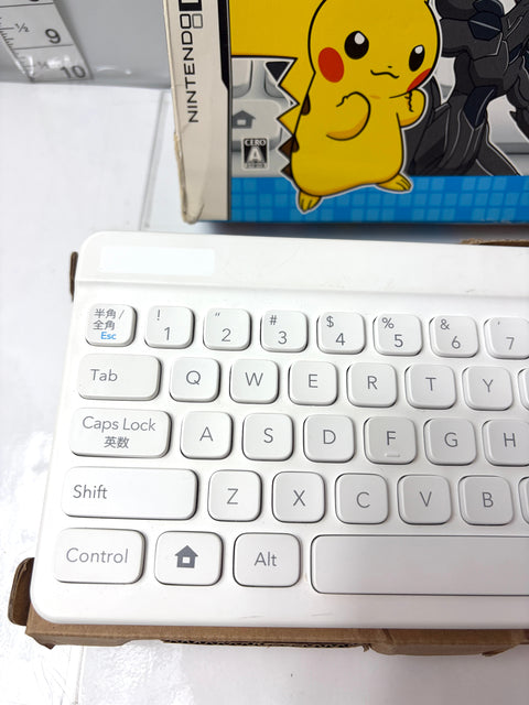 Pokemon Typing Adventure DS Wireless Keyboard Only Bluetooth Nintendo Japan Black