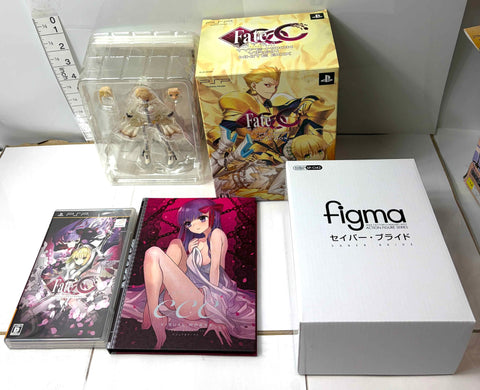 Fate/EXTRA CCC Type-Moon Virgin White Box PSP Limited figma Saber Bride Figure Set