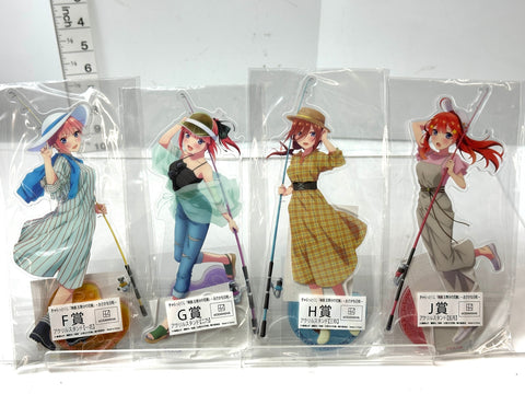 Charatto Kuji Quintessential Quintuplets Acrylic Stand Ichika/Nino/Miku/Itsuki