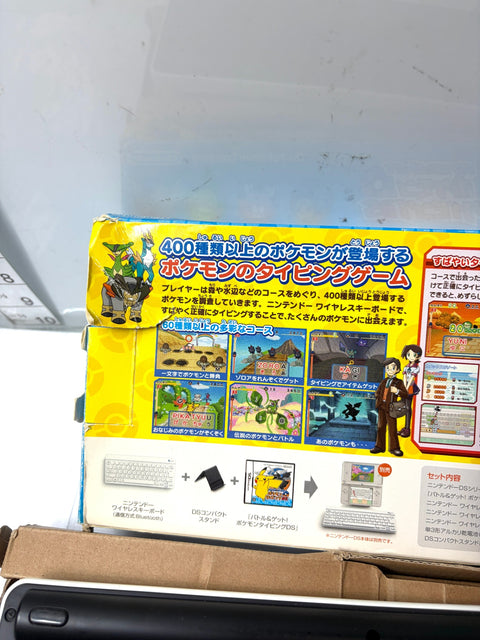 Pokemon Typing Adventure DS Wireless Keyboard Only Bluetooth Nintendo Japan Black