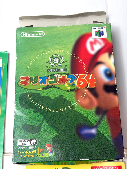 Mario Golf 64 Nintendo 64 N64 Japan Import Boxed Manual Complete CIB