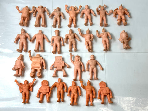 MARUKOSHI Kinnikuman Deka Keshi Kinkeshi Rubber Eraser Figures Lot of 25