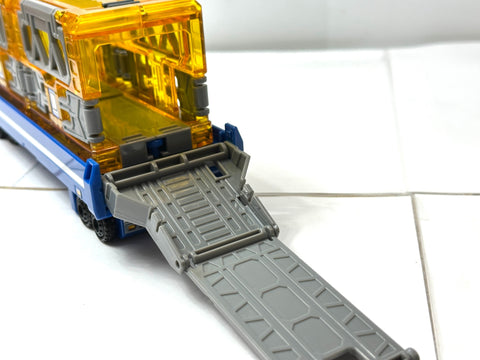 TAKARA TOMY Tomica Hyper Blue Police Container Carrier Truck
