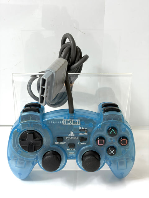 HORI Analog Vibration Pad 2 Turbo Sindou Controller PS2 PS1 Clear Blue Japan