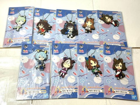 BANDAI Ichiban Kuji Uma Musume Goods Lot Acrylic Stands Rubber Charms