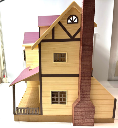 Epoch Sylvanian Families Oakwood Manor House Figures Accessories Lot Junk