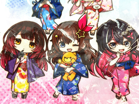 hololive × Gokurakuyu RAKU SPA Collab Drawstring Pouch Kinchaku Bag