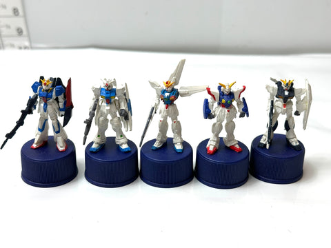 Pepsi Gundam Bottle Cap Figure Collection 37pcs Set Junk As-Is Lot Japan