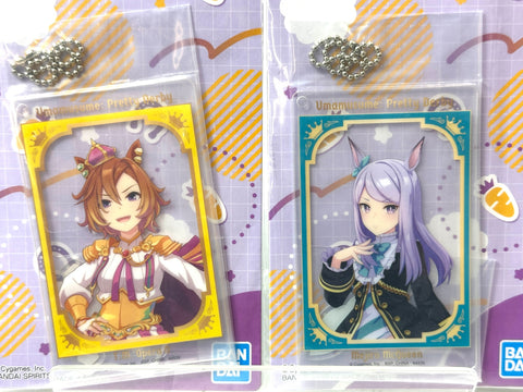 BANDAI Ichiban Kuji Uma Musume Vol.10 H Prize Clear Twin Card Charms Set of 8