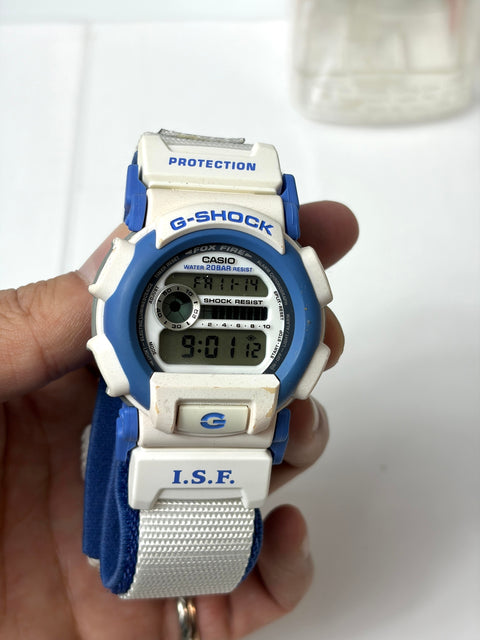 CASIO G-SHOCK I.S.F. Collaboration Digital Watch White/Blue Clear Case