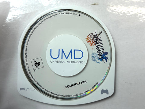 Dissidia Final Fantasy FF PSP Sony Japan UMD Action RPG Square Enix