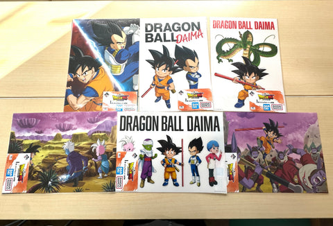Ichiban Kuji Dragon Ball DAIMA I Prize Visual Sheet Complete 6pcs Set Japan