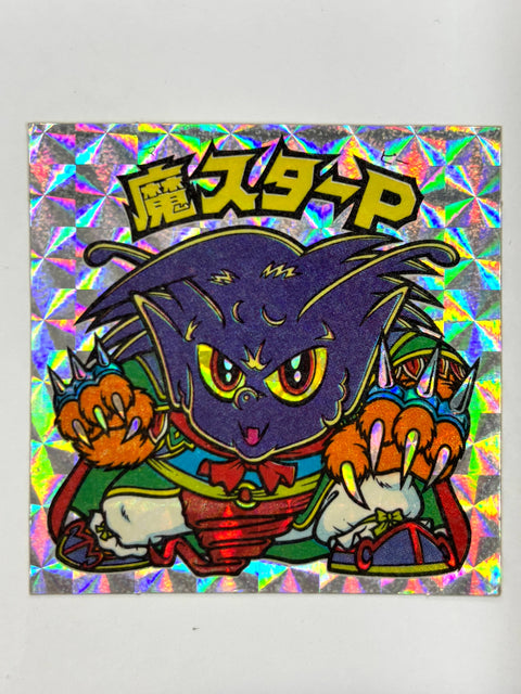 Lotte Bikkuriman Sticker Devil VS Angel Ma Star P Vintage (B) JAPAN