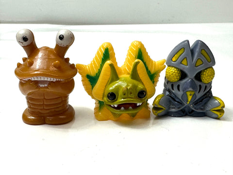Ultraman Series Finger Puppet Soft Vinyl Figures Set of 8 Collector Item JAPAN