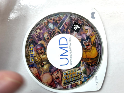 Capcom Classics Collection Remixed Reloaded PSP Sony Japan UMD Arcade Action