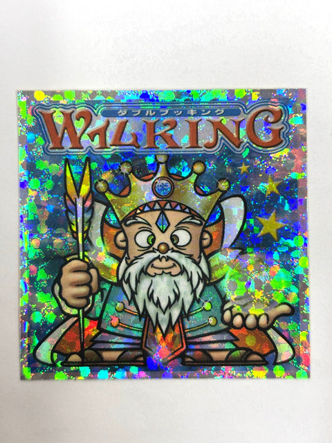 ビックリマンシール バグ悪魔VSギガ天使 WイムKING 文字オレンジ