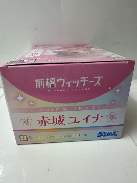 Maebashi Witches Desktop x Decorate Collections Yuina Akagi Figure SEGA