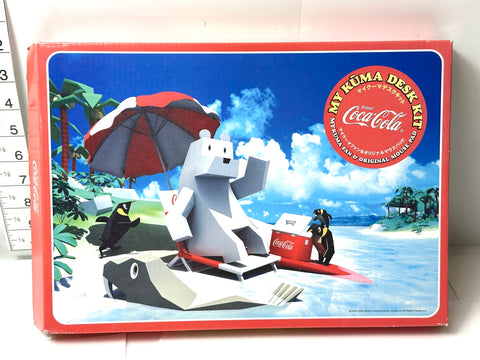 Coca-Cola Non-Sale Micoma Desk Kit Mini Fan with Drink Stage Mouse Pad Japan