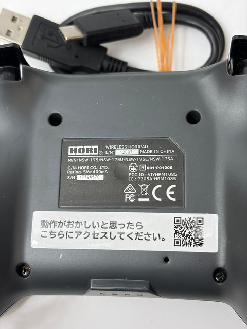【任天堂ライセンス商品】ワイヤレスホリパッド for Nintendo Switch グレー【Nintendo Switch対応】