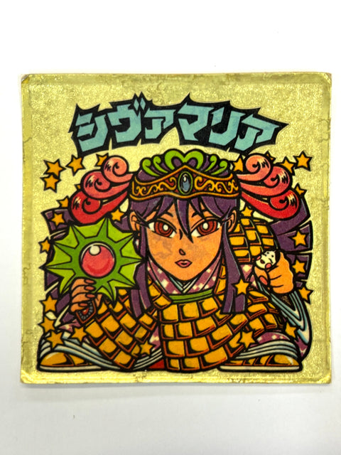 Lotte Bikkuriman Sticker Vol.11 Head Shiva Maria Vintage JAPAN