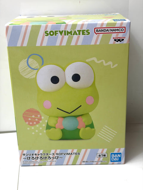 Sanrio Keroppi SOFVIMATES Figure Banpresto Bandai Soft Vinyl New