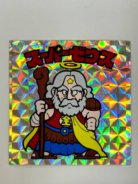 Lotte Bikkuriman Sticker Vol.1 Head Super Zeus Vintage JAPAN
