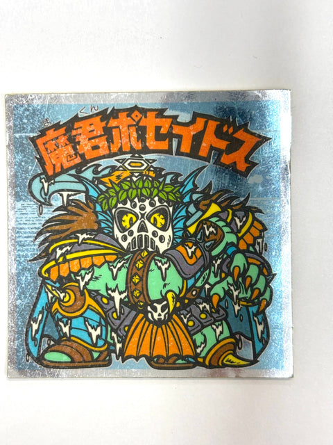 Bikkuriman Sticker Akuma VS Tenshi Makun Poseidos (D) Lotte JAPAN
