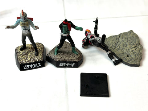 JUNK Kamen Rider Figure Lot Kaijin Meikan Glory of 9 Riders Collection Set Japan