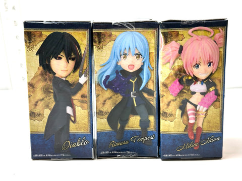 Tensei Slime WCF Figure Set Diablo Rimuru Tempest Milim Nava 3pcs Japan
