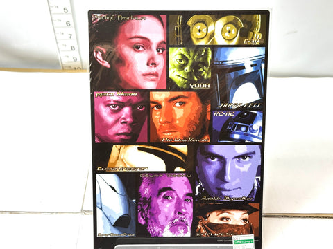 Star Wars Shitajiki Plastic Writing Boards Set of 4 EP1/EP2/EP3/Saga
