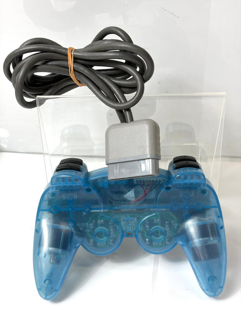 HORI Analog Vibration Pad 2 Turbo Sindou Controller PS2 PS1 Clear Blue Japan