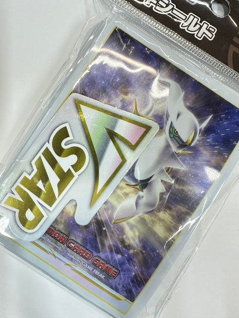 Pokemon Card Game Deck Shield Arceus VSTAR Marker Included Sleeves 64pcs 66x92mm Official