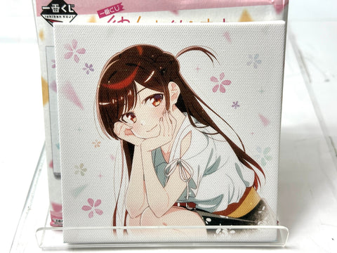 BANDAI Ichiban Kuji Rent-A-Girlfriend F Prize Canvas Board Complete Set of 5