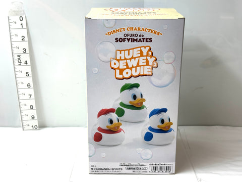 BANDAI Disney Characters Ofuro de SOFVIMATES Huey Dewey Louie Bath Soft Vinyl