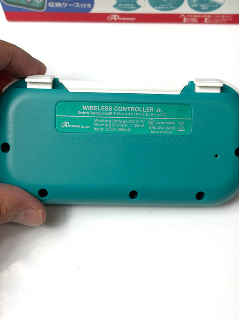 Answer Wireless Controller Jr. for Nintendo Switch Green Case Included Tested