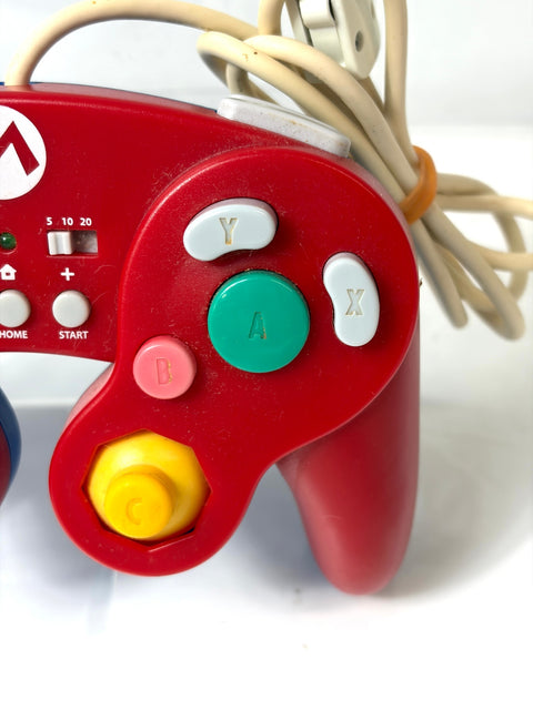 HORI Battle Pad Mario Version GameCube Style Controller Wii U Wii Turbo Official