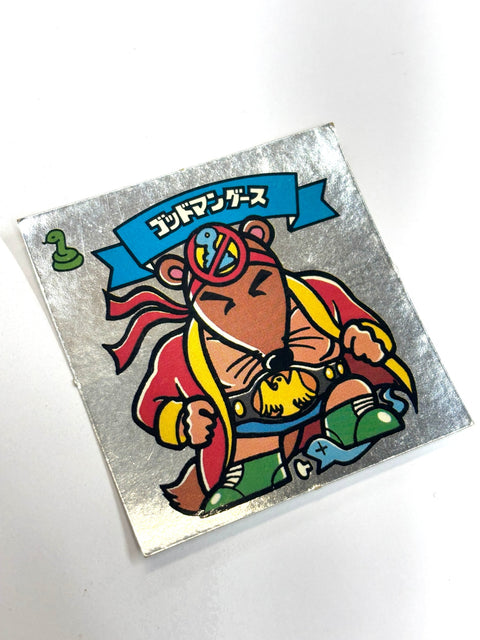 Lotte Bikkuriman Akuma VS Tenshi Sticker God Mongoose JAPAN