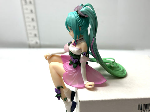 FuRyu Hatsune Miku Noodle Stopper Figure Flower Fairy Morning Glory Pink Ver.