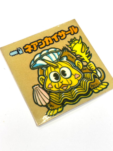 Lotte Bikkuriman Akuma VS Tenshi Sticker Nean Kaisar JAPAN