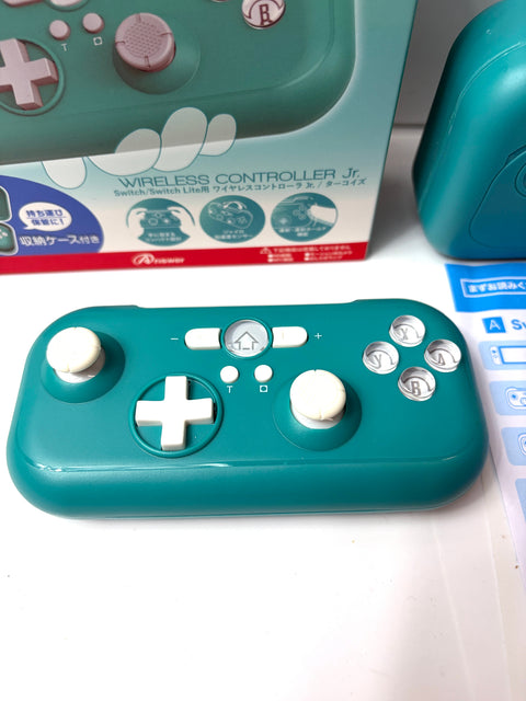 Answer Wireless Controller Jr. for Nintendo Switch Green Case Included Tested