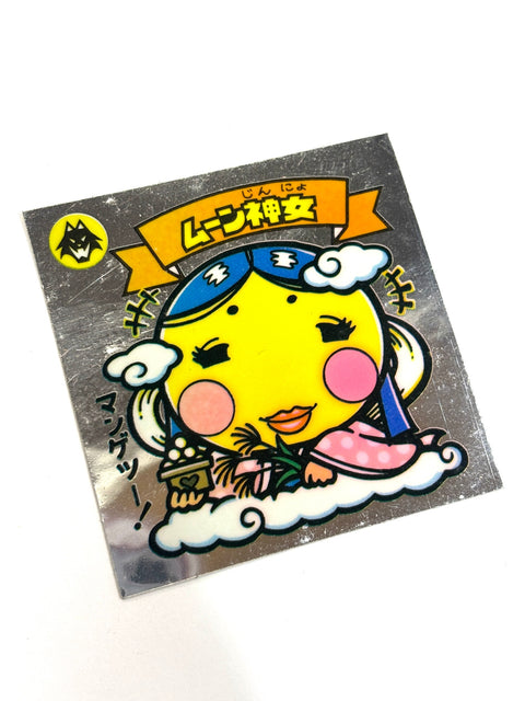 Lotte Bikkuriman Akuma VS Tenshi Sticker Moon Shinjo JAPAN