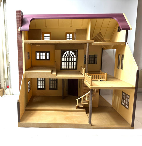 Epoch Sylvanian Families Oakwood Manor House Figures Accessories Lot Junk